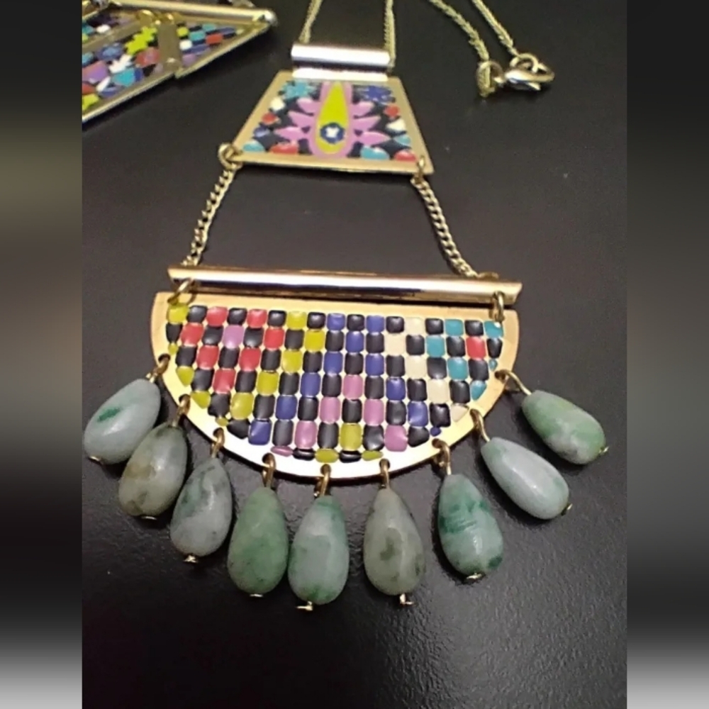 nOir Isabel Enamel Beads Necklace